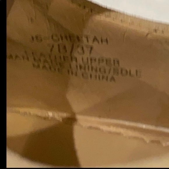 Jessica Simpson Mary Jane Suede Leather platform heels SZ 7 - Picture 6 of 6